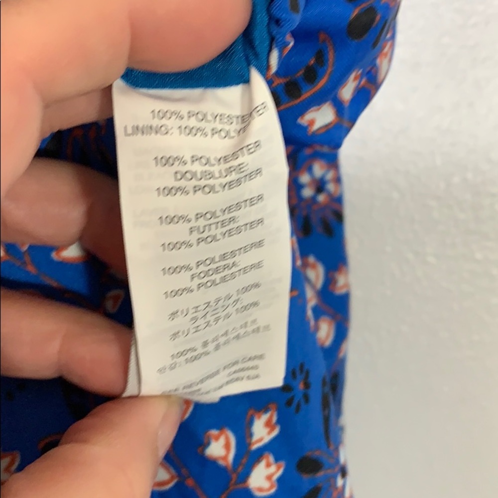 J crew blue orange paisley print pants - Picture 8 of 8